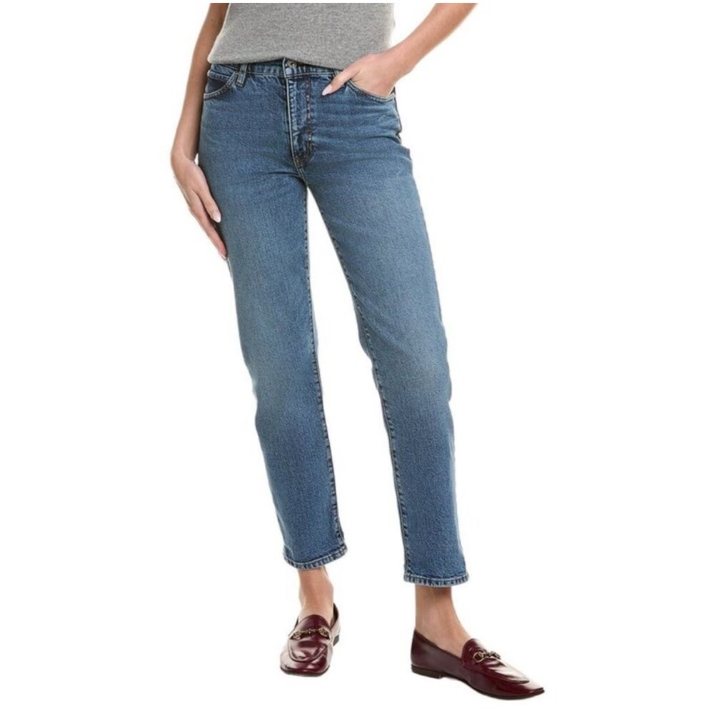 Frame Denim‎ Womens Frame The Borrowed Famous Straight Leg Jean